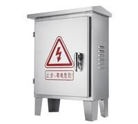 Aioneer Distribution Boxoutdoor Stainless Steel Electrical Box Enclosure, Weatherproof Electrical Distribution Box, Floor-Standing Electrical Cabinet Project Enclosure, Distribut-25×15×30cm