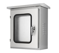Aioneer Distribution Boxstainless Steel Electrical Box Lockable Electrical Enclosure, Waterproof & Dustproof Electrical Junction Box, Outdoor/Indoor Communication Box, Electric P-40×25×50cm