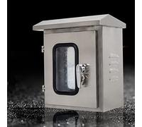 Aioneer Electrical Box, Outdoor Electrical Box Enclosure, Waterproof Stainless Steel Wall-Mounted Project Boxes, Metal Photovoltaic Distribution Box, Instrument Control Cabinet-50 * 25 * 60cm