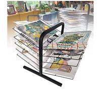 Aioneer Estante para Secar Obras De Arte, Caballete De Pie para Lienzos De Pintura Al Óleo, Estante Plegable para Archivadores Y Revistas, Material Didáctico para Cursos De Arte.