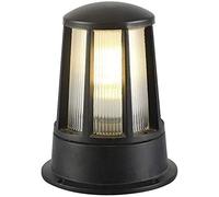 Aioneer Garden Post Light Outdoor Lamp Bollard Lights Pedestal Light Path Lamp Black ALU Waterproof Lighting Lampshades Acrylic Outdoor Lawn Yard Landscape Garden Lamp Cylindrica