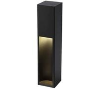 Aioneer Garden Post Light Waterproof Outdoor Led Lawn Lamp Rustproof Aluminum Metal Led Bollard Post Light Column Lamp Pillar Lantern Park Pathway Landscape Lighting Street Lamp -H 40cm