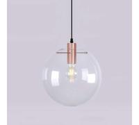Aioneer Island Lights, Metal Glass Ball Ceiling Pendant Lights European High Light Transmission Luxury Suspension Lamps Post Modern Home Theme Art Hanging Lighting Fixtures Hangi-Gold-20cm