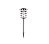 Aioneer Lamp Post Lights Outdoor, Simple Silver Outdoor Waterproof E27 Post Lights European Stainless Steel Column Lamps Lawn Landscape Garden Park Home Villa Lighting Pillar Lig
