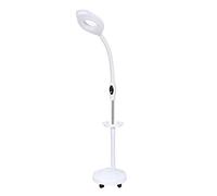 Aioneer Led Magnifying Lamp,Adjustable 16X Magnifier Desk Lamp,Daylight Bright Magnifier Lighted Glass, Flexible Height Adjustable Gooseneck Standing Cold Light