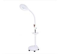 Aioneer Led Magnifying Light, Magnifying Vertical Lamp, Floor Stand Magnifier with Light Adjustable Swivel Arm Led Lamp Stand Magnifier Lamp For Beauty Salon Tattoo Nail Skin