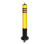 Aioneer Locking Delineator Post Cones For Parking Lot, Removable Bollard Stanchion Post with Reflective Collars, Traffic Safety Cones 18 28 36 45 Inch-1 Pack-110m/43.3in