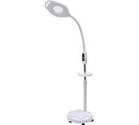 Aioneer Magnifier Floor Standing Magnifying Lamp 16X Magnifier Led Multifunction Adjustable Skin Care Beauty Tattoo Beauty with Rolling Wheels Ideal For Beauty Salons