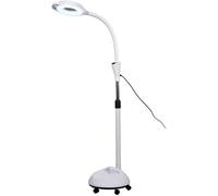 Aioneer Magnifying Floor Lamp Standing Lamp 8X Diopter Led Magnifying Lamp Floor Standing Desk Lamp Magnifying Glass Lens Face Lamp with Adjustable Gooseneck Reading Light