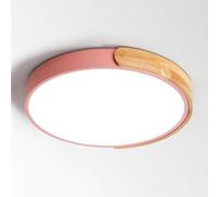 Aioneer Modern Ceiling Light Fixture with Energy Saving Three Color Dimming Easy Installation For Closets Kitchens Stairwells Bedrooms-Pink-40cm