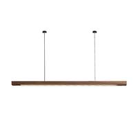 Aioneer Modern Minimalist Wood Art Chandelier Pendant Light Fixture For Kitchen Island Dining Room Living Room Breakfast Bar-Black Walnut-Warm Light