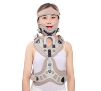 Aioneer Ortesis Correctora Cervical-Torácica Ajustable para Cabeza, Cuello Y Tórax; Soporte para La Parte Superior De La Espalda Y La Clavícula En Casos De Traumatismos, Fractura