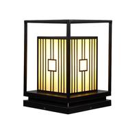 Aioneer Outdoor Pillar Lamp Outdoor Post Cap Lights Ip54 Waterproof Landscape Column Lamp Exterior Wooden Fence Deck Pillar Lights For Flat Surface Patio Garden Street Lantern De