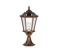 Aioneer Outdoor Solar Pillar Light Waterproof Led Solar Post Cap Lights Community Garden Column Headlight For Landscape Courtyard Lawn Park Street Lantern To Pursue Happiness