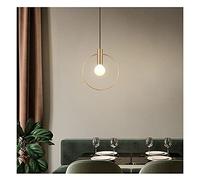 Aioneer Pendantlight, Chandeliers Led European and Style 25Cm Round Chandelier Creative Modern Staircase Corridor Aisle Balcony Porch Restaurant Study Sofa Hotel Cafe Bar Single-One Color-Warm Light