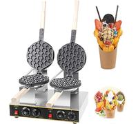 Aioneer Professional Bubble Waffle Maker,Electric Non Stick Egg Waffle Machine, Adjustable, For Home Commercial Use