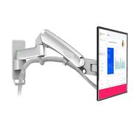 Aioneer Soporte De Pared Ergonómico para TV Led F150 De 17 A 35 Pulgadas, Vesa 100 X 100 Mm, Brazo con Resorte De Gas, Compatible con Peso De 3 A 12 Kg, Diseño Compacto, Color Gr