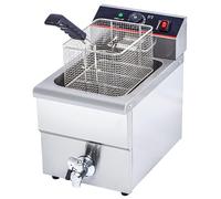 Aioneer Stainless Steel Countertop Frying Machine with Temperature Control, Oil Drain System,Commercial Electric Deep Fryer,Perfect For Frying Whole Chicken.,B-A