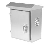 Aioneer Stainless Steel Electrical Box Electrical Enclosure Box Weatherproof Enclosure Box Wall-Mounted Project Boxes with An Alloy Lock For Electronics with Insulation Mounting