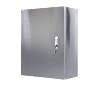 Aioneer Stainless Steel Electrical Control Cabinet and Junction Box, Outdoor Enclosure Junction Box For Electrical Equipment, with Safety Locks and Mounting Plates-500x600x200mm
