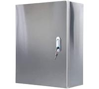 Aioneer Stainless Steel Weatherproof Electrical Enclosure Box, Wall-Mounted Junction Meter Box with Mounting Plate For Indoor/Outdoor Power Control-A Color-50 * 25 * 70cm