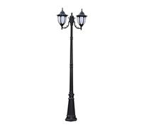 Aioneer Street Lights Lamp Post Outdoor, 292cm Led Retro Garden Light,Watertight Outdoor Light,Die-Cast Aluminum Stuff (B 240cm)