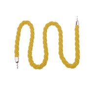 Aioneer Twisted Rope Barrier Post, 1/1.5/2/2.5/3M, Queue Management Rope, Visitor Control Stanchion For Grand Openings, Hotels, Events with Red Carpet, Crowd Control Solution-Unique Colour-2.5M