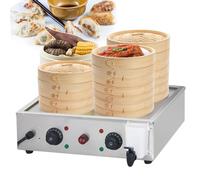 Aioneer Vaporera De Cuatro Orificios, Horno Comercial para Panecillos Al Vapor, Calentadores Eléctricos De Alimentos con Temperatura De 30 A 110 ℃, Máquina para Panecillos Al VAP