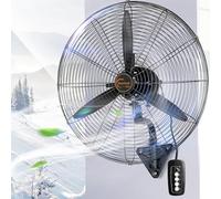 Aioneer Ventilador Industrial Oscilante De Pared De Alta Velocidad con 4 Velocidades De Inclinación Ajustable para Taller, Garaje, Patio, Uso Residencial Y Comercial.-500mm