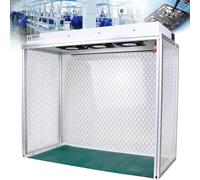 Aioneer Vertical Laminar Flow Hood Clean Bench, 26"x12"x20" Airflow Cabinet with 3 Fans & Filter, Ideal for Phone Repair, Laboratories & Workshops