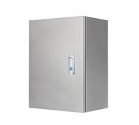 Aioneer Wall Mounted Outdoor Universal Electronic Equipment Enclosure Box, Weatherproof Metal Electrical Junction Box,Monitoring Box Distribution Protection Box with Safety Lock-400x500x250mm