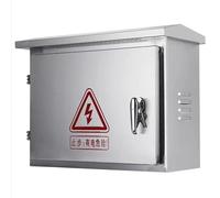 Aioneer Weatherproof Stainless Steel Electrical Box, Wall-Mounted Indoor/Outdoor Enclosure with Mounting Plate, Waterproof & Dustproof Junction Box For Secure Wiring So-80x60x20cm