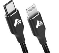 Aioneus Cable iPhone 2M [Apple MFi Certificado] Tipo C Cargador iPhone Carga Rápida Nylon Trenzado Cable USB C a Lightning para iPhone 14 13 12 11 Pro Max Mini XS XR X 8 7 6s 6 Plus SE, iPad