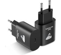 Aioneus Cargador USB C 25W 2Pack Cargador iPhone Carga Rapida USB C Enchufe Cabezal Adaptador Pared Charger Corrient for iPhone 16 Pro Max/15/14/13/12/11, Samsung, iPad