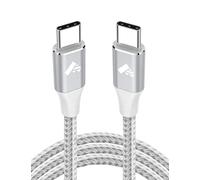 Aioneus USB C Cable 60W1 M USBC Cable Fast Charging PD Cable USB C to USB C Braided Nylon Type C Charger for iPhone 17 16 15 Pro Max, Samsung S25 S24 Ultra, iPad Pro, MacBook, Pixel etc