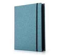 AIOR Álbum de Fotos 10x15 200 Fotos, Cubierta de Lino Album Fotos para el Aniversario de Bodas Familiar Vacaciones de Bebé, Azul