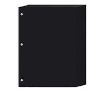 AIOR Páginas de recambio de color negro, aptas para álbumes de fotos de lino puro, 20 unidades