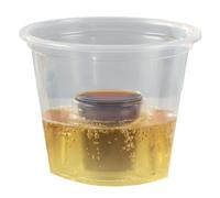 AIOS Jagerbomb - Juego de 50 vasos de chupito reciclables, combinando el chupito y el mezclador en uno, marcas UKCA y CE, 25 ml a borde/exterior 90 ml