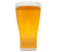 AIOS Tritan Renew - Vaso de pinta de plástico irrompible, diseño único de base cuadrada (2)