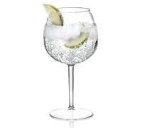 AIOS Vasos de ginebra acanalados sin BPA irrompibles Tritan (juego de 2)