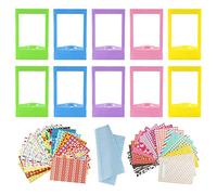 Aipaide 10pcs Mini Marcos de Fotos Coloridos Accesorios para Cámaras Instax Mini Marco de Fotos para Fujifilm Instax 9, 8+, 7S