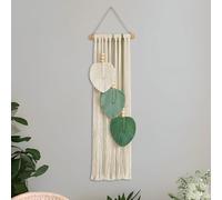 Aipeeo Tapiz de pared de macramé, decoración del hogar, cortina de macramé, tapiz de macramé, tapiz tejido, tapiz para dormitorio, habitación infantil