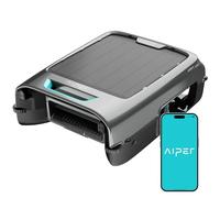 AIPER EcoSurfer S2 Robot Skimmer Superficie Piscina Solar, Robot Piscina Inalámbrico con App, Limpieza de Superficie 24/7, Carga Solar y DC, Detección de Obstáculos, Filtro 150 µm, Actualizaciones OTA