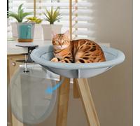 AIPERRO Cama de escritorio para gatos, plegable en 90° y ahorra espacio