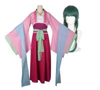 AIPILEI Anime The Apothecary Diaries - Disfraz de cosplay de Maomao/Jinshi Ancient Hanfu para mujer, para fiesta de Halloween, carnaval, actuaciones (Maomao B + peluca, S)