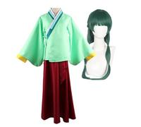 AIPILEI Anime The Apothecary Diaries - Disfraz de cosplay de Maomao/Jinshi Ancient Hanfu para mujer, para fiesta de Halloween, carnaval, actuaciones (Maomao + peluca, L)