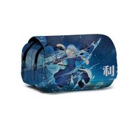 AIPILEI Estuche para lápices de anime con texto en inglés "That Time I Got Reincarnated as a Slime", gran capacidad, doble capa, con cremallera, caja de papelería para estudiantes, regalo, Tipo 6