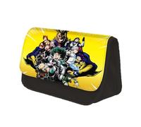 AIPILEI Estuche para lápices My Hero Academia Anime grande, estuche organizador de lápices, bolsa de papelería, suministros de oficina escolar para niños, niñas y adultos, tipo 1, 22*13*7.5cm,