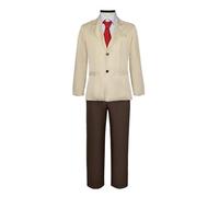 AIPILEI Light Yagami - Disfraz de cosplay de Death Note, conjunto completo de uniforme escolar de anime, juego de rol, traje de Halloween para mujeres y hombres (Yagami claro, M)