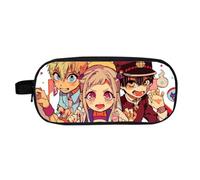 AIPILEI Toilet-Bound Hanako-kun - Estuche para lápices de anime Yugi Amane, bolsa para bolígrafos con impresión 3D, gran capacidad, doble capa, con cremallera, estuche de papelería para estudiantes,